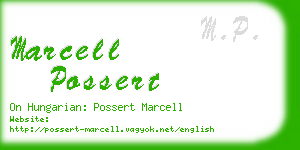 marcell possert business card